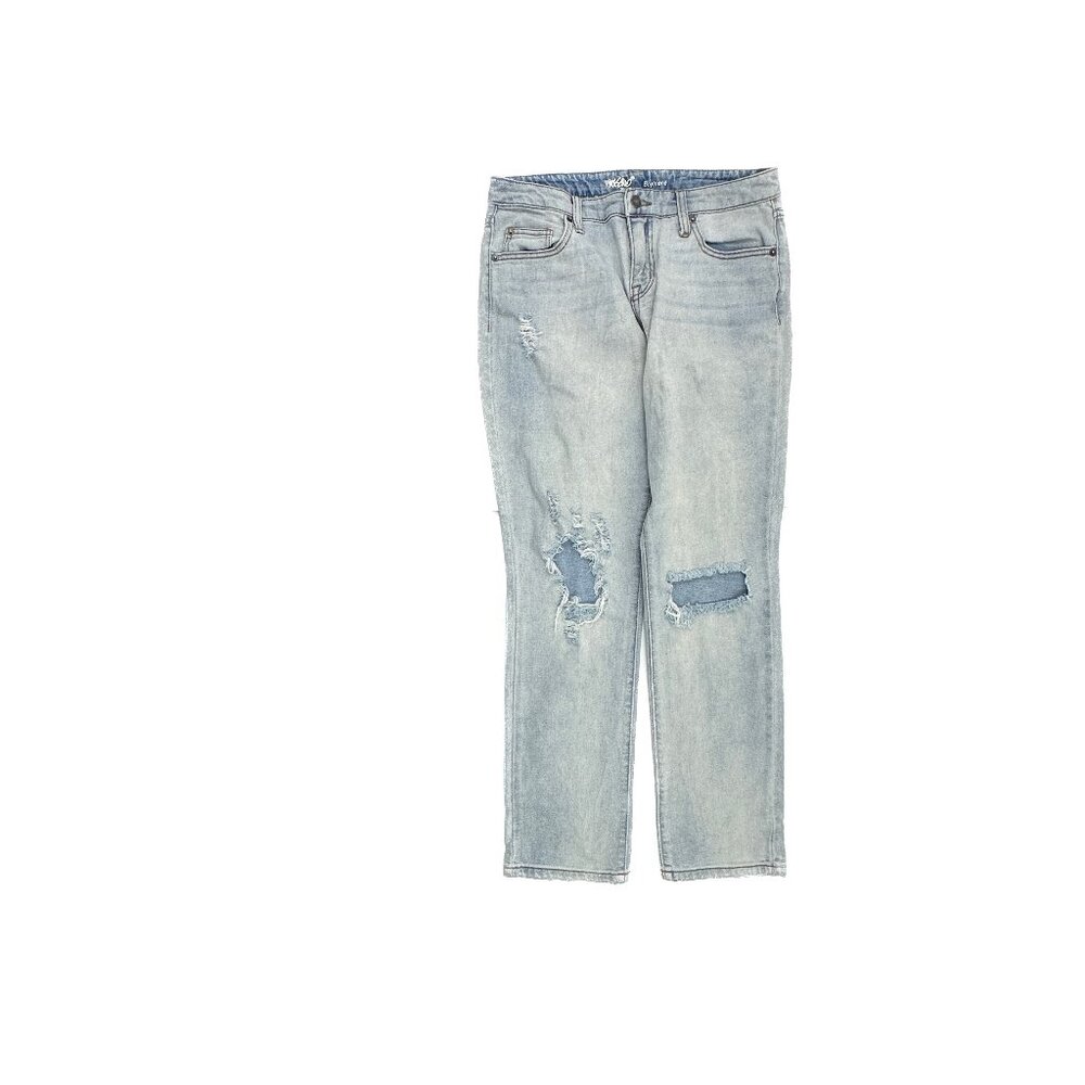 Mossimo Boyfriend Distressed Women's size 6 Light Blue Denim Jeans‎